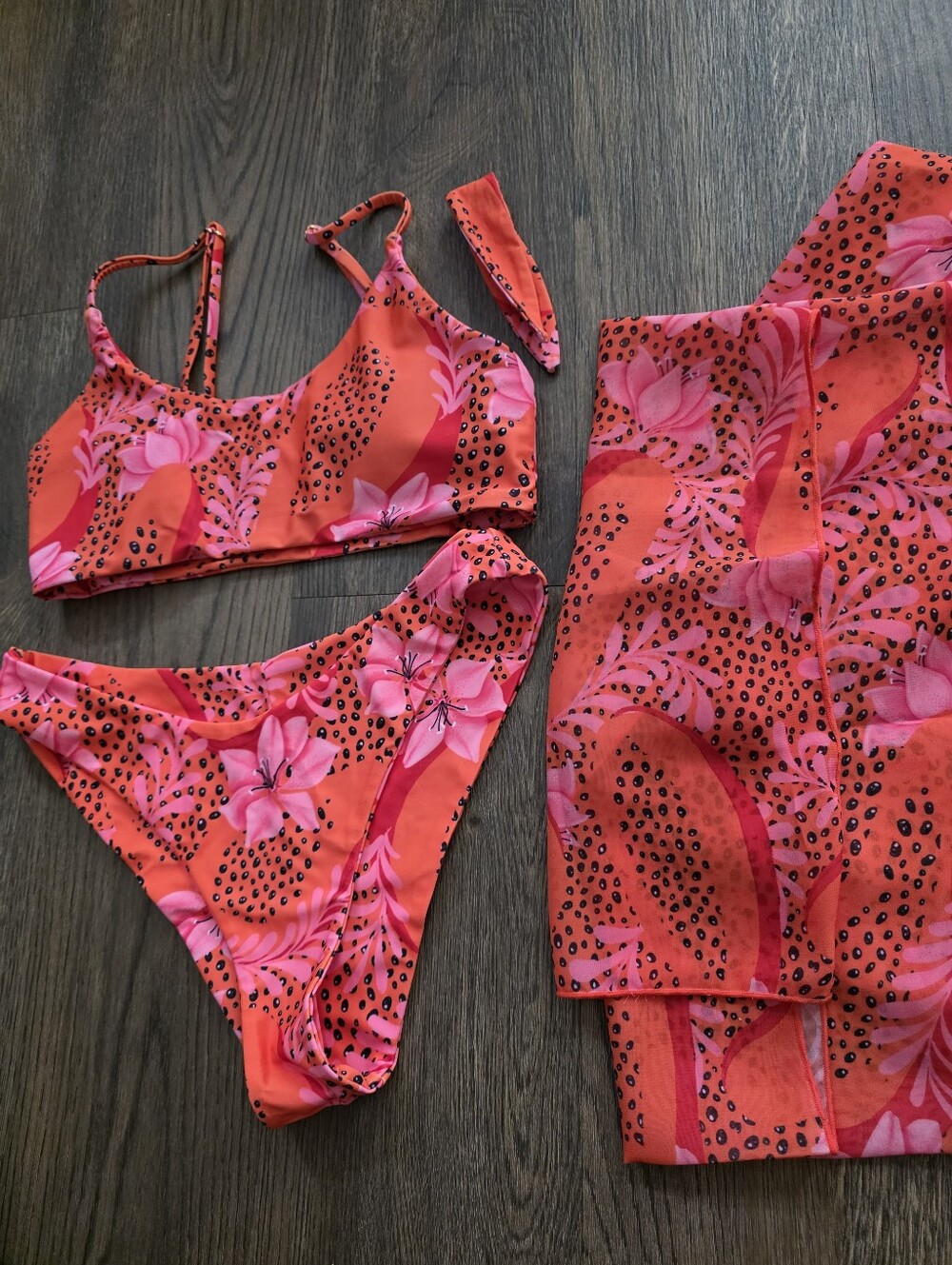 3pc Set - Studio Swim Bikini and Sarong - Picture 6 of 16